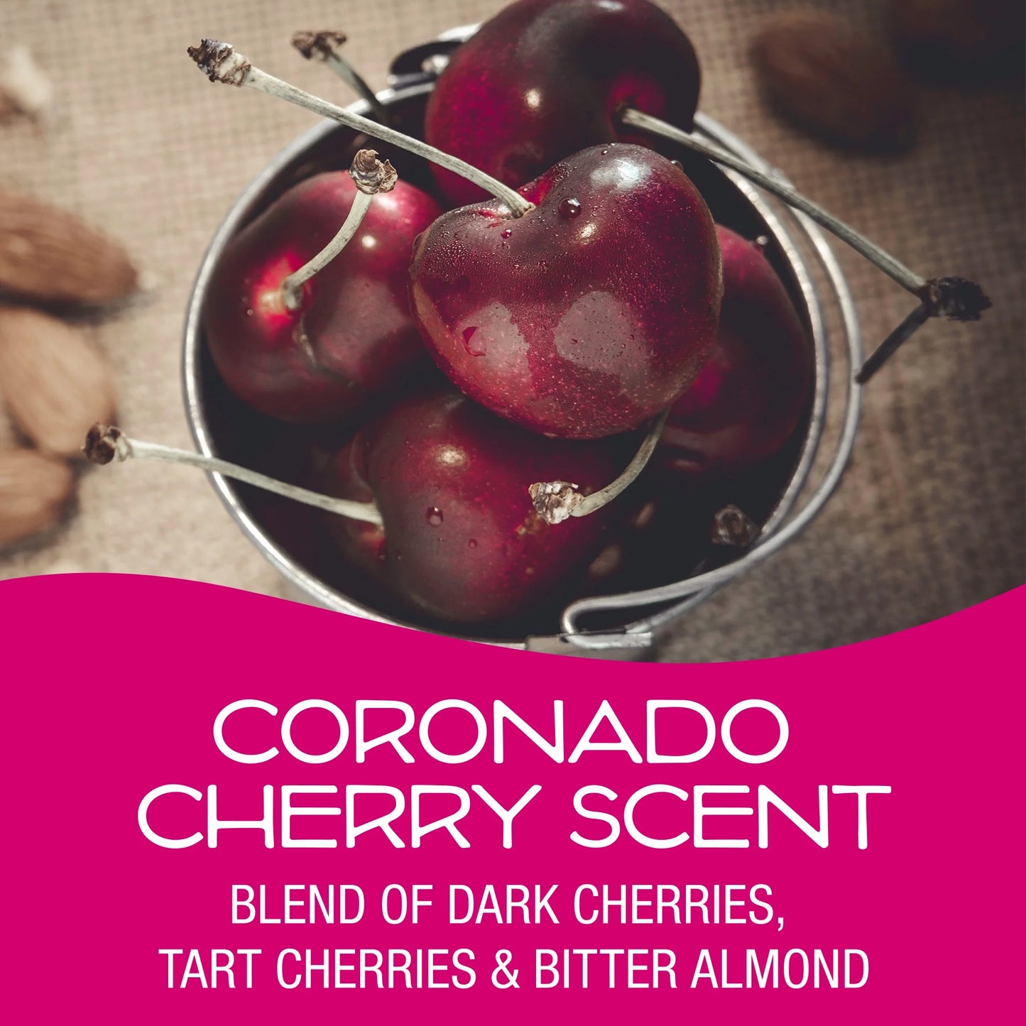 (2 Pack) Can/Hidden Air Freshener (Coronado Cherry Scent, 1 Pack)