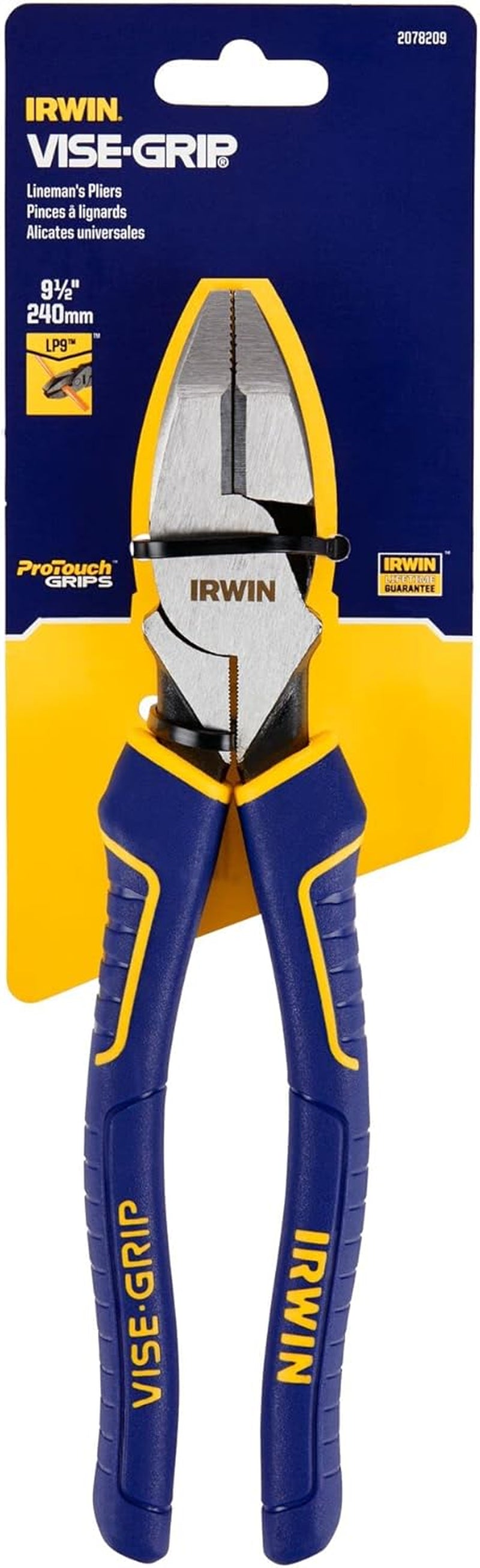 VISE-GRIP North American Lineman'S Pliers, 9-1/2", 2078209