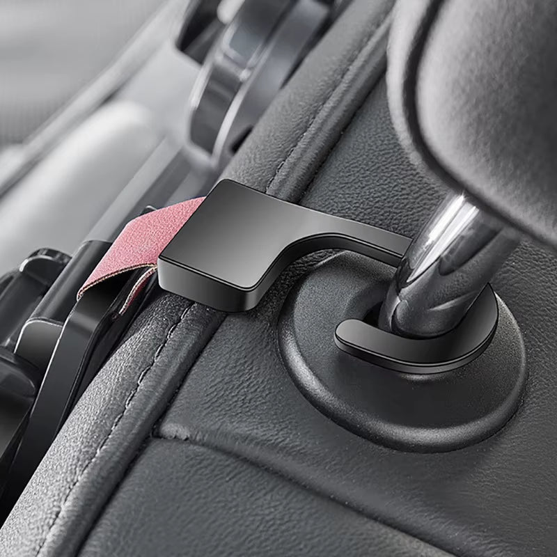 3-In-1 Car Seat Back Universal Hook Car Multi-Function Hook Storage Rack Cup Holder Women'S Handbag Hanging Storage Fixed Hook