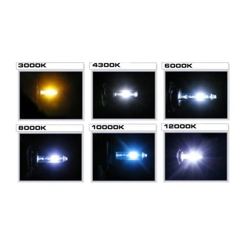D1R 35W 6000K Color White HID Xenon Replacement Headlight Bulbs Pair Set X2 NEW