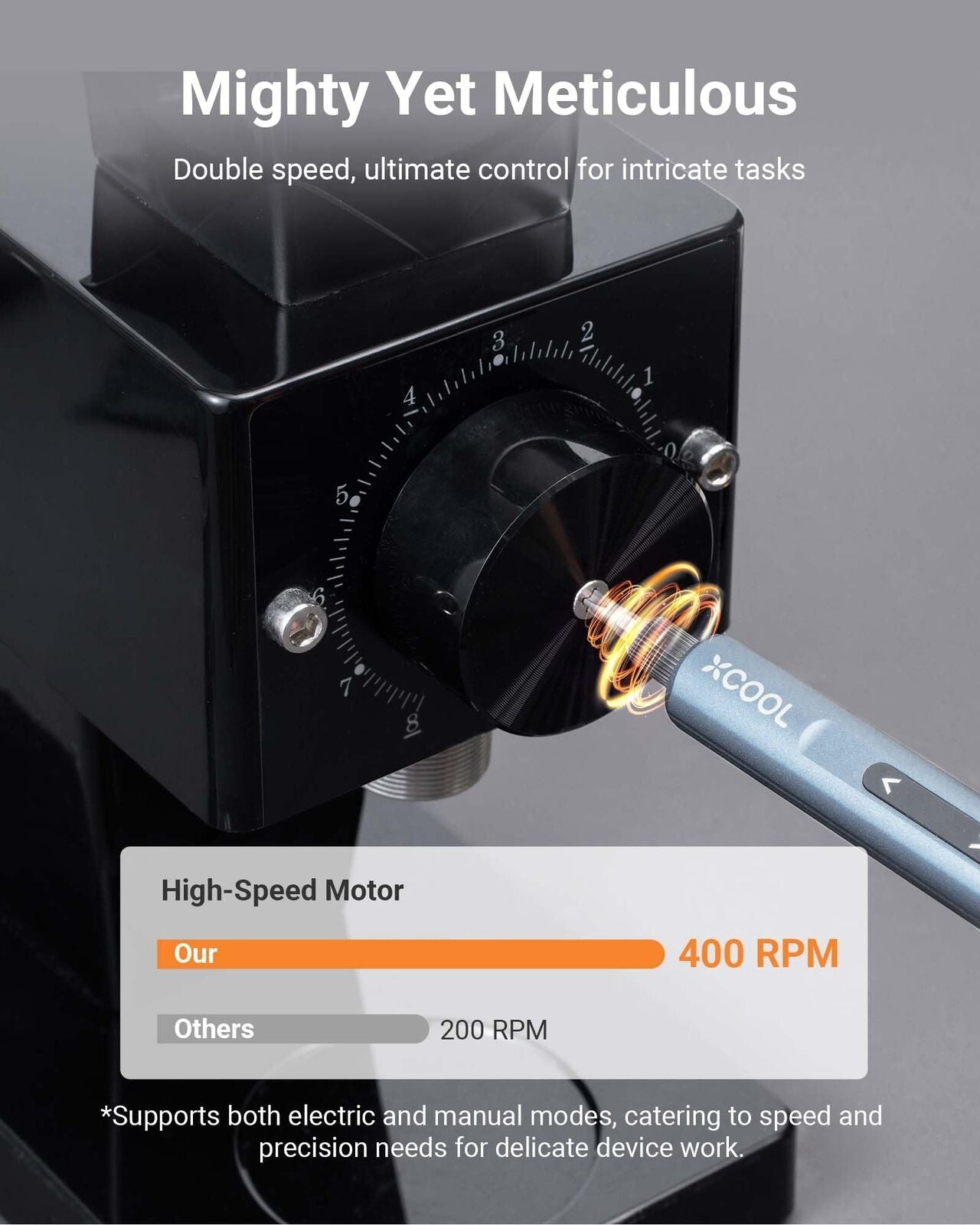 Mini Electric Screwdriver, 52-In-1 Precision Electric Screwdriver 400RPM With...