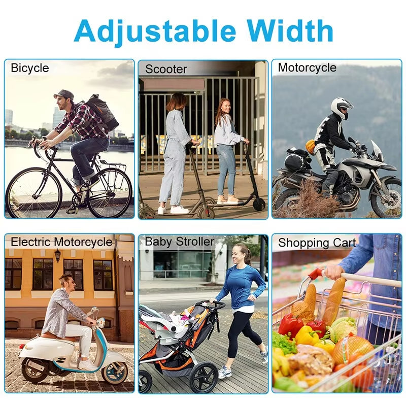 360 Rotation Bike Phone Holder Motorcycle Bicycle Phone Holder Handlebar Stand Mount Bracket Mount Phone Holder for Mobile Phone