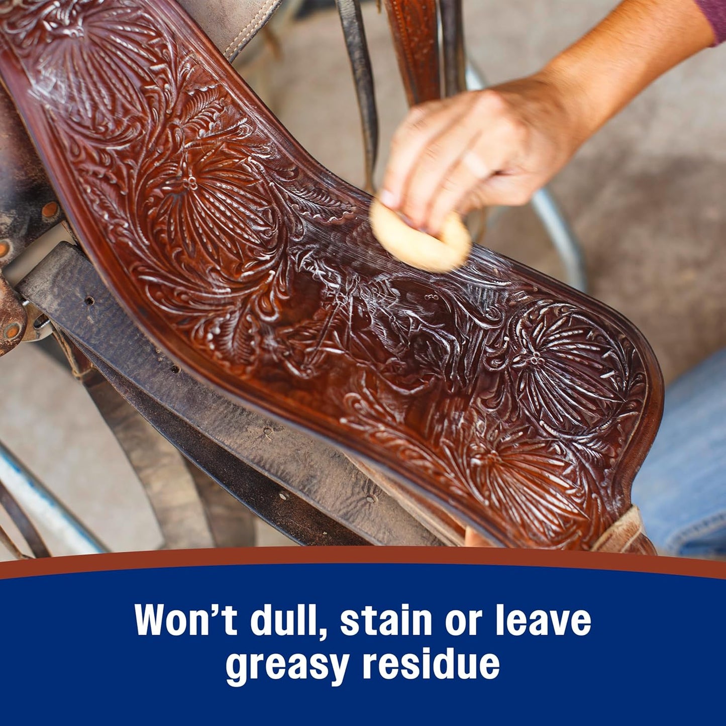 Leather New Easy-Polishing Glycerine Saddle Soap and Leather Cleaner, 32 Oz