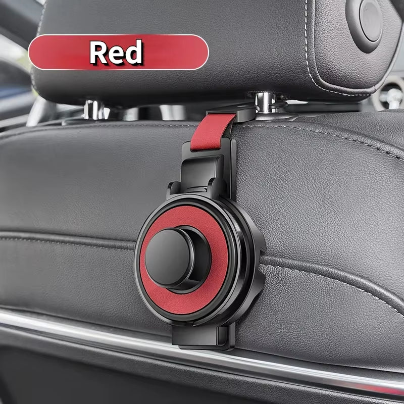 3-In-1 Car Seat Back Universal Hook Car Multi-Function Hook Storage Rack Cup Holder Women'S Handbag Hanging Storage Fixed Hook
