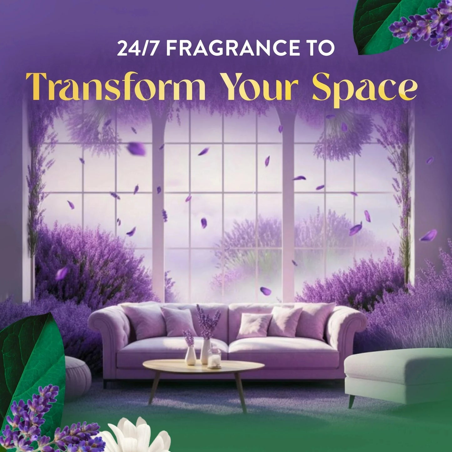 (2 Pack) Plug-In Scented Oil Air Freshener Warmer Starter Kit, Lavender and Chamomile, 2 Piece