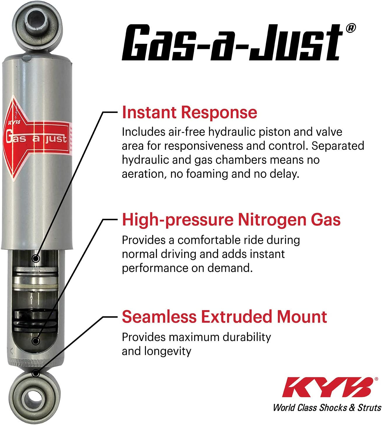 KG4517 Gas-A-Just Gas Shock