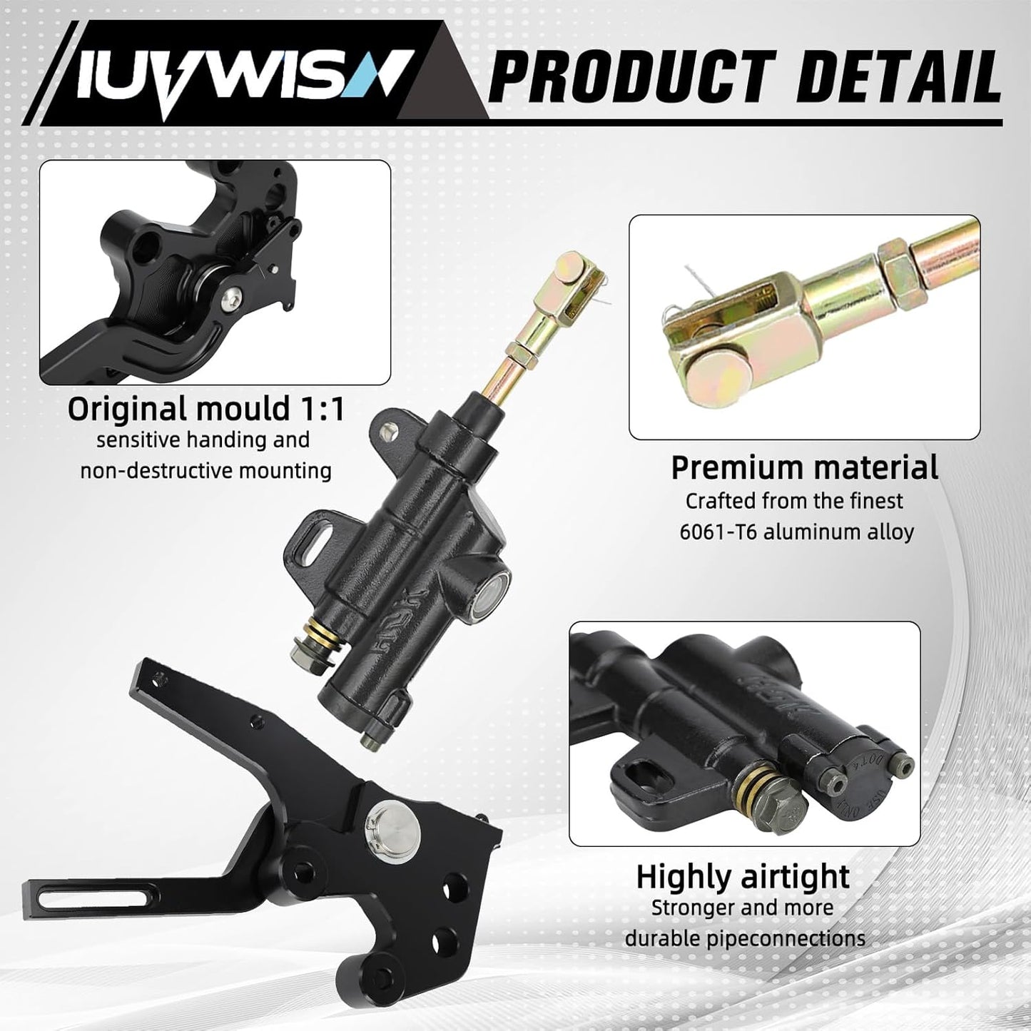 Motorcycle Hydraulic Foot Brake Pedal Lever Kit CNC for Surron Sur Ron Light Bee X/S/LBX Segway X260 X160 Electric Dirt Bike Ebike