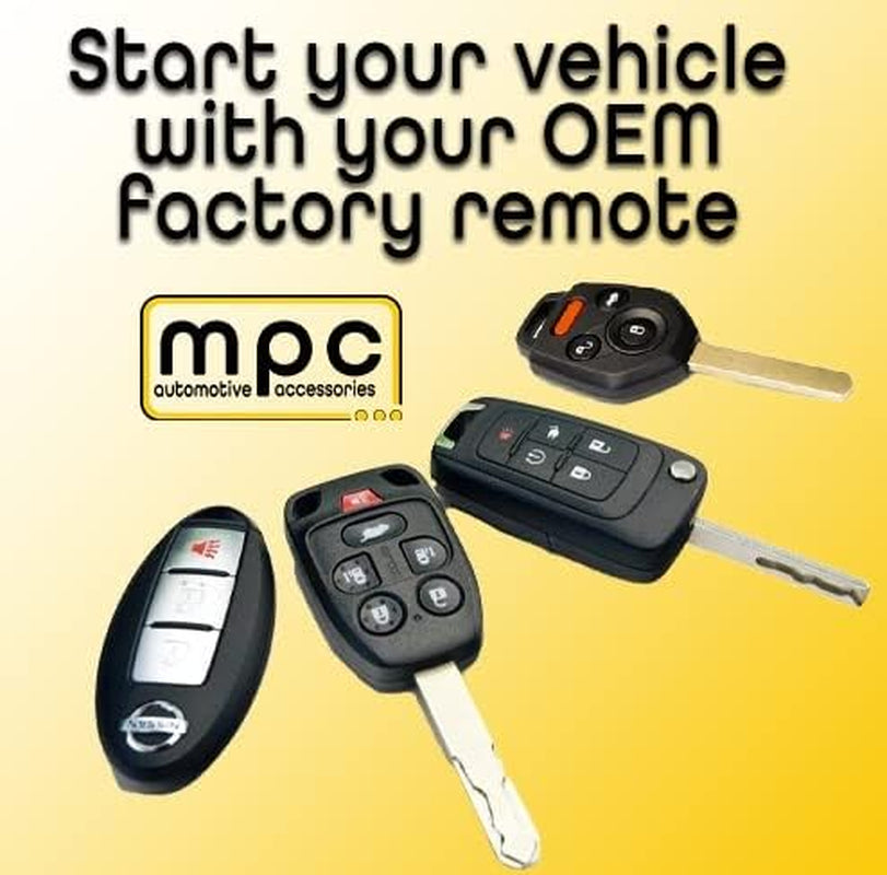 Remote Start Kit Compatible with GMC Yukon 2015-2020 || Push-To-Start || Uses Factory Fob || Includes Software Loader || Premier USA Tech Support