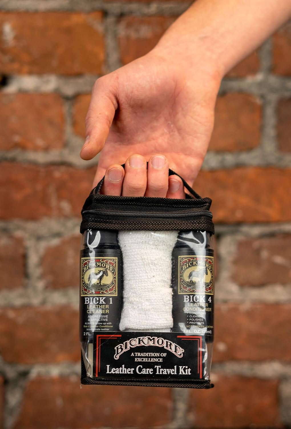 Leather Shoe & Boot Travel Care Kit- Repairs, Polishes and Shines Leather Goods on the Run