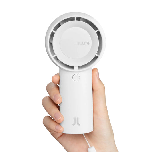 Turbo Fan-Sized Portable Fan & 16H Runtime 4000Mah USB Rechargeable Fan with 5 Wind Modes for All Occasions