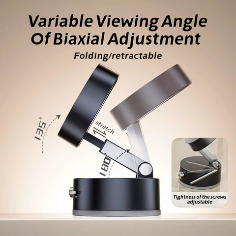 Double Sided Suction Cup Magnetic Bracket Lazy Multi-Funct Foldable Storage Car Phone Holder Vacuum Suction Phone Holder