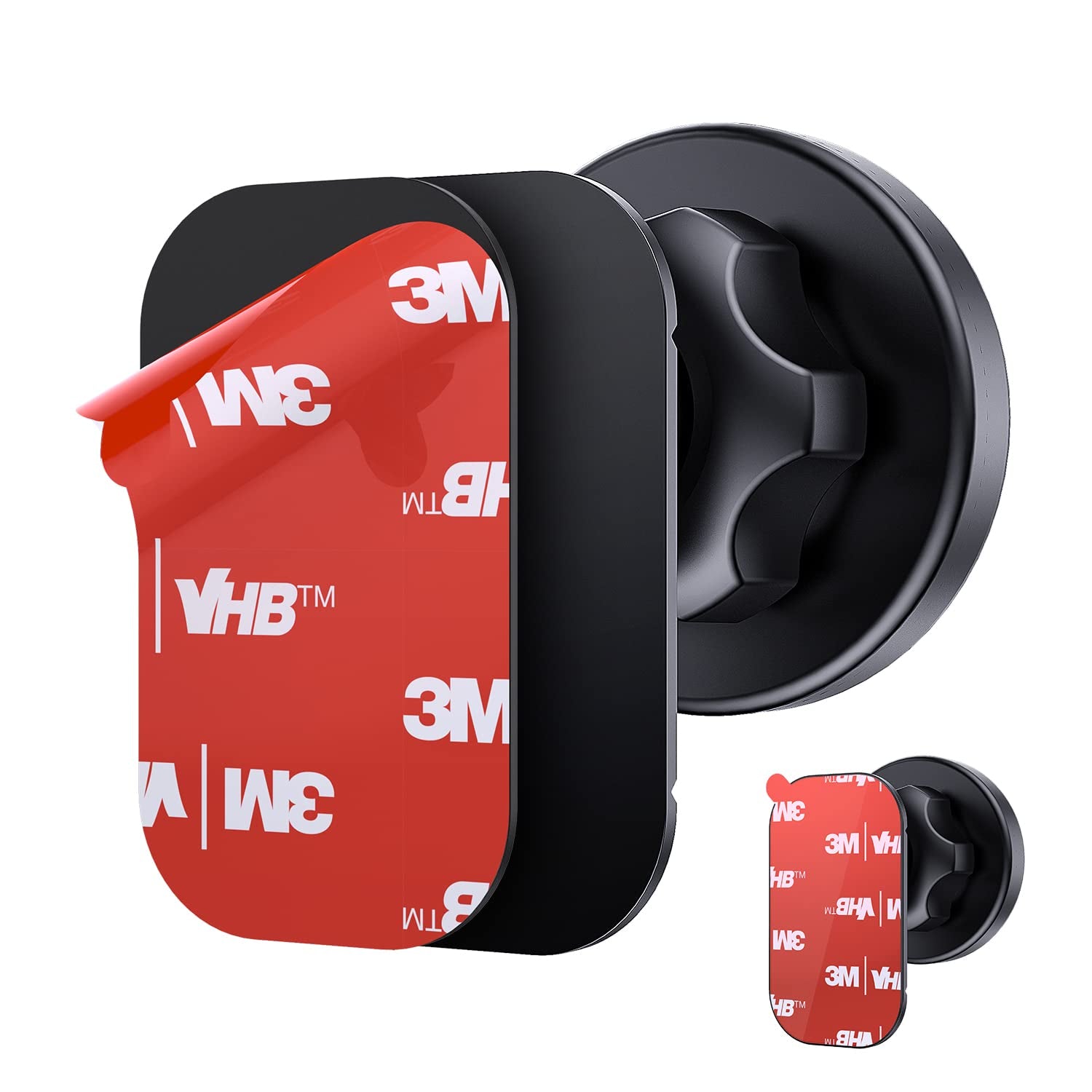 3M [6 Pack] Sticky Adhesive Pads Replacement Mounting Tape, Dashboard Sticker for Magnetic Phone Car Mount, Double Sided 3M Adhesive Pads, with 2 Dry Wipes