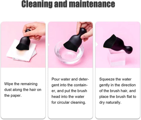 2 PCS Car Detailing Brush, Automotive Interior Cleaning Brush Air Conditioner Brush, Curved Surface Design Soft Bristle Dirt Dust Cleaning Tool, Universal Car Interior Dust Brush (Black)