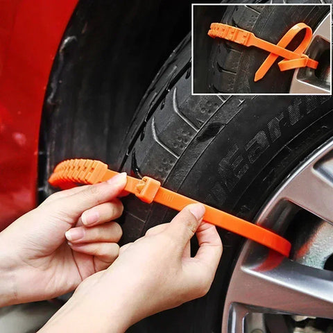 10/20Pcs Car Wheels Tire Snow Chains anti Slip Nylon Winter Car Snow Chains Outdoor Snow Tire Emergency Anti-Skid Tyre Chains