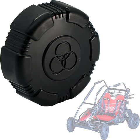 Vent Go Kart Thread Gas Cap for Coleman KT196, Hammerhead GTS 150 150Cc, Screw on Gas Lid Trailmaster Blazer MID XRX 150Cc, 200Cc 196Cc 212Cc Go Kart Twist on Fuel Tank Lid