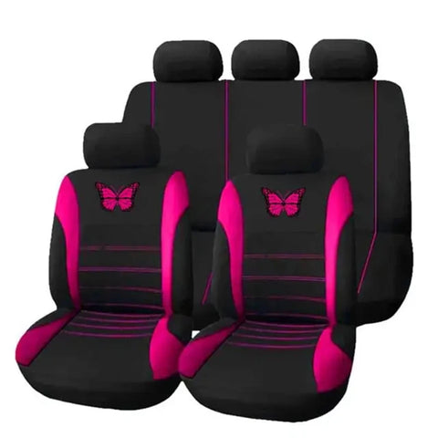 Butterfly Car Seat Covers Universal Car Seat Cover Car Seat Protection SUV Seat Protecto Covers Women Car Interior Accessories