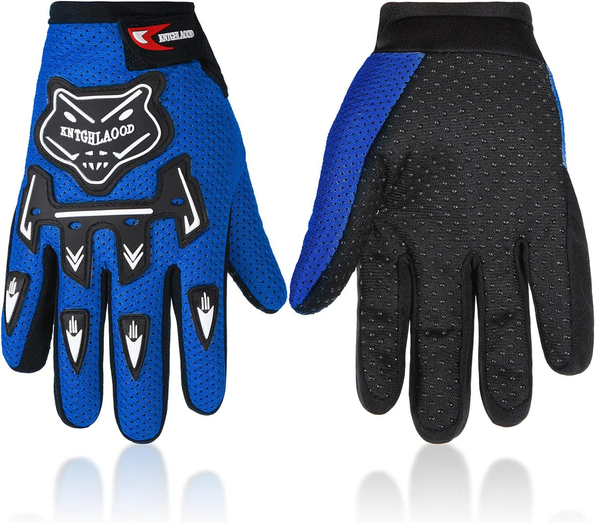 Motorcycle Gloves Riding Dirty Bike Gloves Racing Winter Power Sports Supplies for Riding Cycling Hiking Outdoor(Royal Blue,7.09 X 3.55 Inches)
