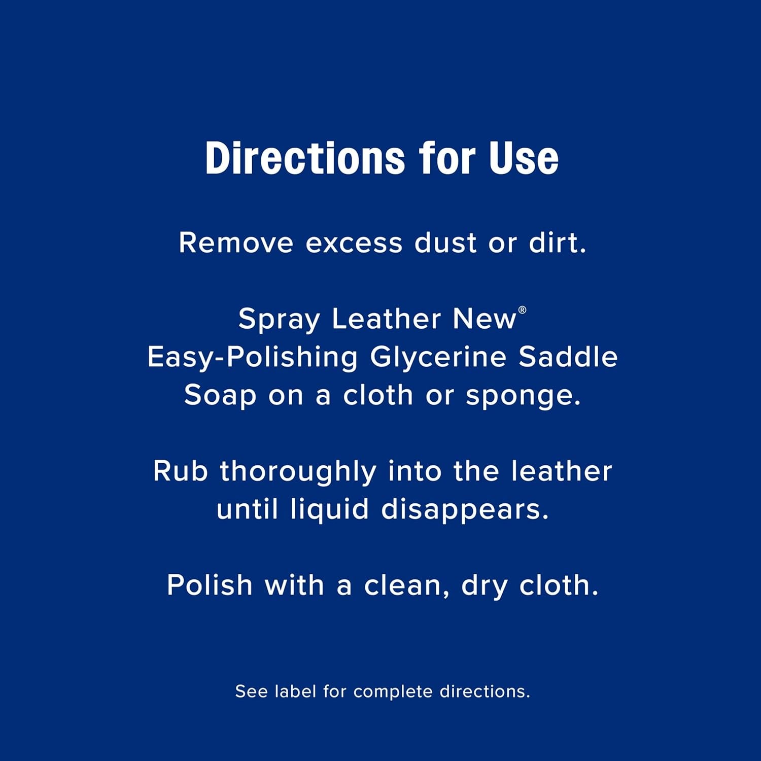 Leather New Easy-Polishing Glycerine Saddle Soap and Leather Cleaner, 32 Oz