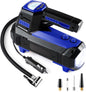 Tire Inflator Portable Air Compressor for Car Tires - Car Accessories, 12V DC Air Pump with Digital Tire Pressure Gauge, Max 150PSI with Emergency LED Lights for Car, Camper, RV, Truck