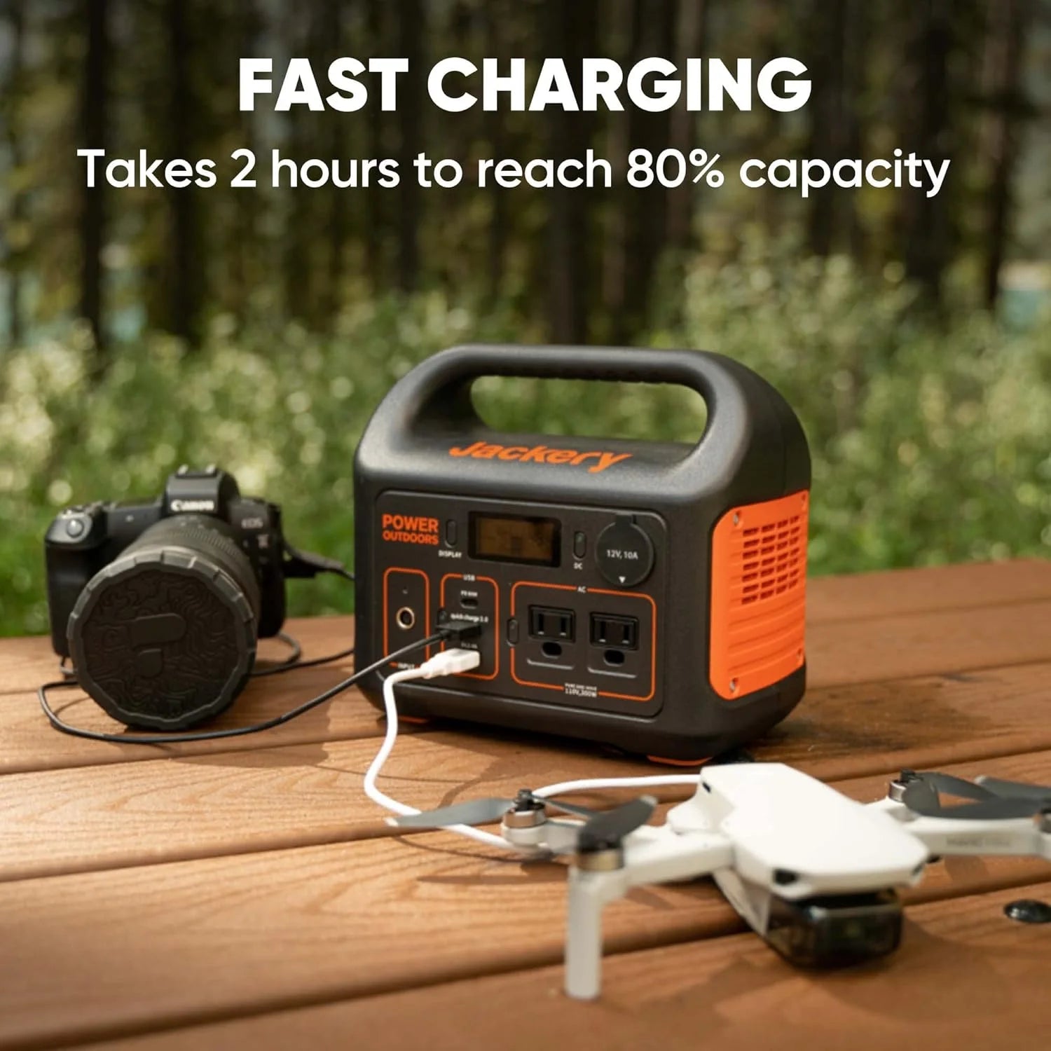 Portable Power Station Explorer 300, 293Wh, Backup Lithium Battery, 300W Continuous,