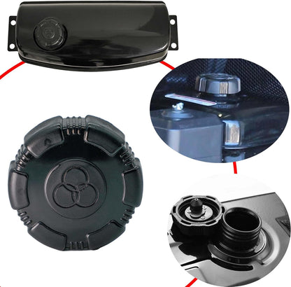 Vent Go Kart Thread Gas Cap for Coleman KT196, Hammerhead GTS 150 150Cc, Screw on Gas Lid Trailmaster Blazer MID XRX 150Cc, 200Cc 196Cc 212Cc Go Kart Twist on Fuel Tank Lid