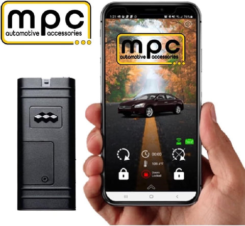 Remote Starter with Smartphone Control Compatible with 2015-2017 Jeep Renegade |Gas| |Push-To-Start| Plugin T-Harness - Smartphone or Factory Key Fob Activated - Flashlink Updater