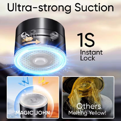 Double Sided Suction Cup Magnetic Bracket Lazy Multi-Funct Foldable Storage Car Phone Holder Vacuum Suction Phone Holder
