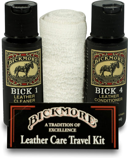 Leather Shoe & Boot Travel Care Kit- Repairs, Polishes and Shines Leather Goods on the Run