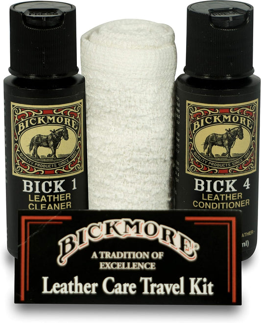 Leather Shoe & Boot Travel Care Kit- Repairs, Polishes and Shines Leather Goods on the Run