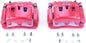 Rear S4920 Pair of High-Temp Red Powder Coated Calipers for Ford F-250 Super Duty 2005-2007, Ford F-350 Super Duty 2005-2007 [Model Specific]