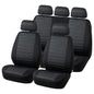 Universal Car Seat Covers Full Set Cloth Set for Most Sedans Vans Suvs Trucks Car Seat Protector Front and Rear Back Seat Covers