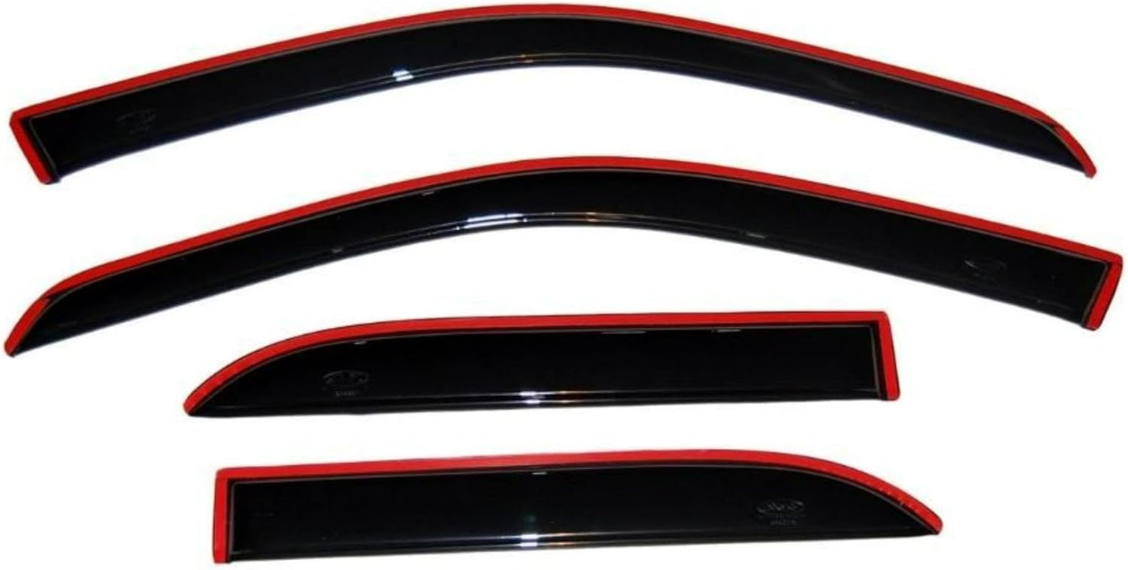 [AVS] In-Channel Rain Guards for 1999 - 2007 Mazda B3000; 1999 - 2009 Mazda B4000 Extended Cab; 1999 - 2011 Ford Ranger Supercab | Window Vent Visors, 2 Pcs. - Smoke | 192083
