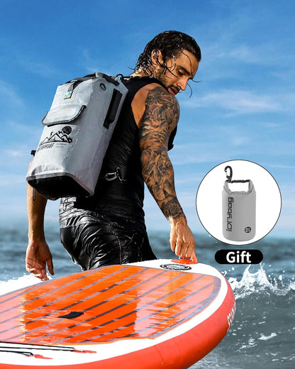 Dry Bag Backpack Waterproof Floating 20L/30L/40L, Dry Bags Waterproof Backpack for Men, Dry Sack Waterproof Bag