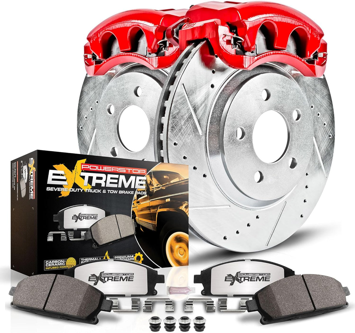 KC2149-36 Front Z36 Truck and Tow Brake Kit with Calipers for Jeep Grand Cherokee 1999-2004 [Model Specific]