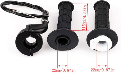 Throttle Cable, Twist Throttle, Right Brake Lever and Handle,Brake Cable, for Mini Bike XR80 XR100 CRF70 CRF80 CRF100 Pit Dirt Motor Bike,Mb165 Mb200 196Cc 200Cc 5.5Hp 6.5Hp Bike