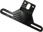 Car Aluminum License Plate Light Bracket, Auto License Plate Holder Bracket and Light Mount, Universal Vehicle Exterior Accessories for UTV ATV Trailer Truck RV Motorcycles (Black)