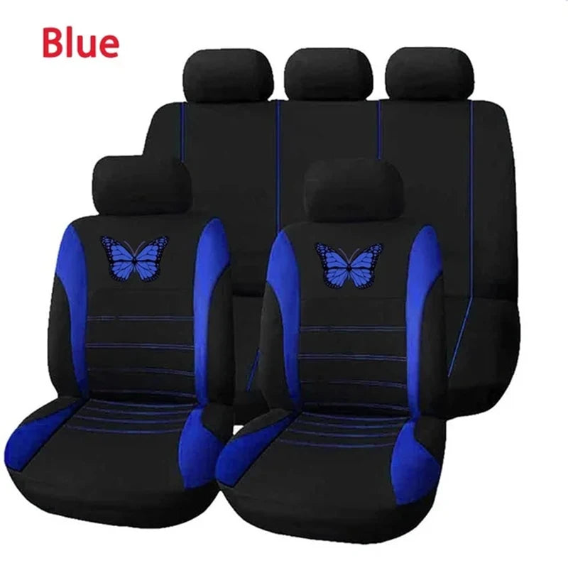 Butterfly Car Seat Covers Universal Car Seat Cover Car Seat Protection SUV Seat Protecto Covers Women Car Interior Accessories