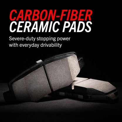 Z23-848 Rear Z23 Evolution Sport Carbon Fiber Ceramic Brake Pads with Hardware for CL500, CL55 AMG, CL600, S430, S500, S55 AMG, S600 [Model Specific]