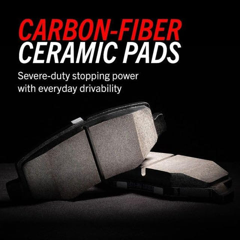 Z23-848 Rear Z23 Evolution Sport Carbon Fiber Ceramic Brake Pads with Hardware for CL500, CL55 AMG, CL600, S430, S500, S55 AMG, S600 [Model Specific]