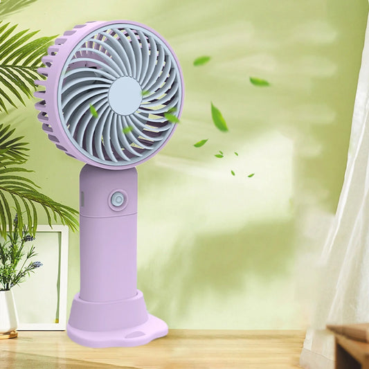 Portable Coolings Fan Personal Mini Air Cooling Fan for Room Air Fans Cooling for Room Mini Desktop Table Cool Fan, for Travel Home Office and Bedroom (Purple)