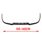 ABS Universal Car Front Bumper Lip Body Kit Spoiler Splitter ABS Bumper Canard Lip Splitter Universal Car Accessories Front Lip