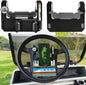 CLUBRALLY Golf Cart Accessories Phone Holder Steering Wheel Cell Phone Mount Fli