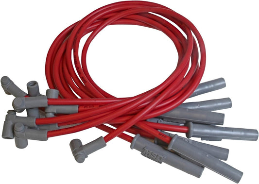 32749 Super Conductor Spark Plug Wire Set, Red