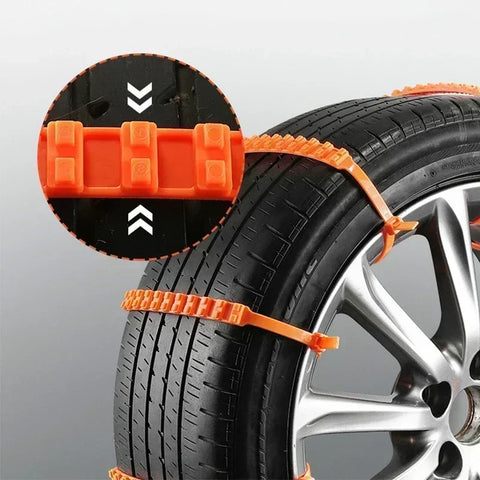 10/20Pcs Car Wheels Tire Snow Chains anti Slip Nylon Winter Car Snow Chains Outdoor Snow Tire Emergency Anti-Skid Tyre Chains