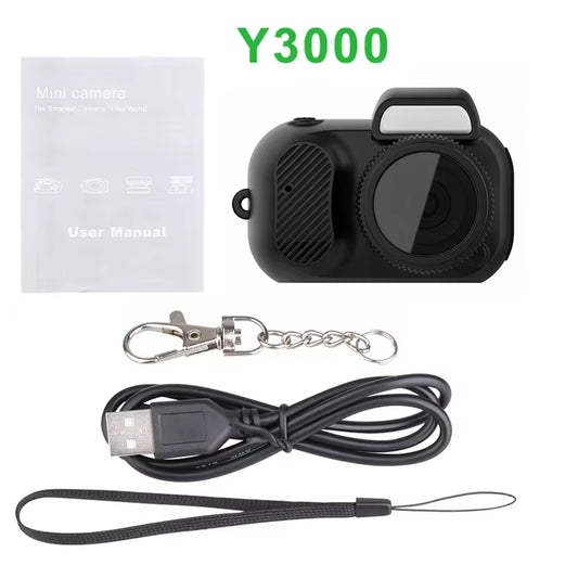 64GB Mini Camera with Key Chain Indoor Home Outdoor 480P/1080P HD Portable Vintage Pocket Sport DV DVR Camera Video Recorder
