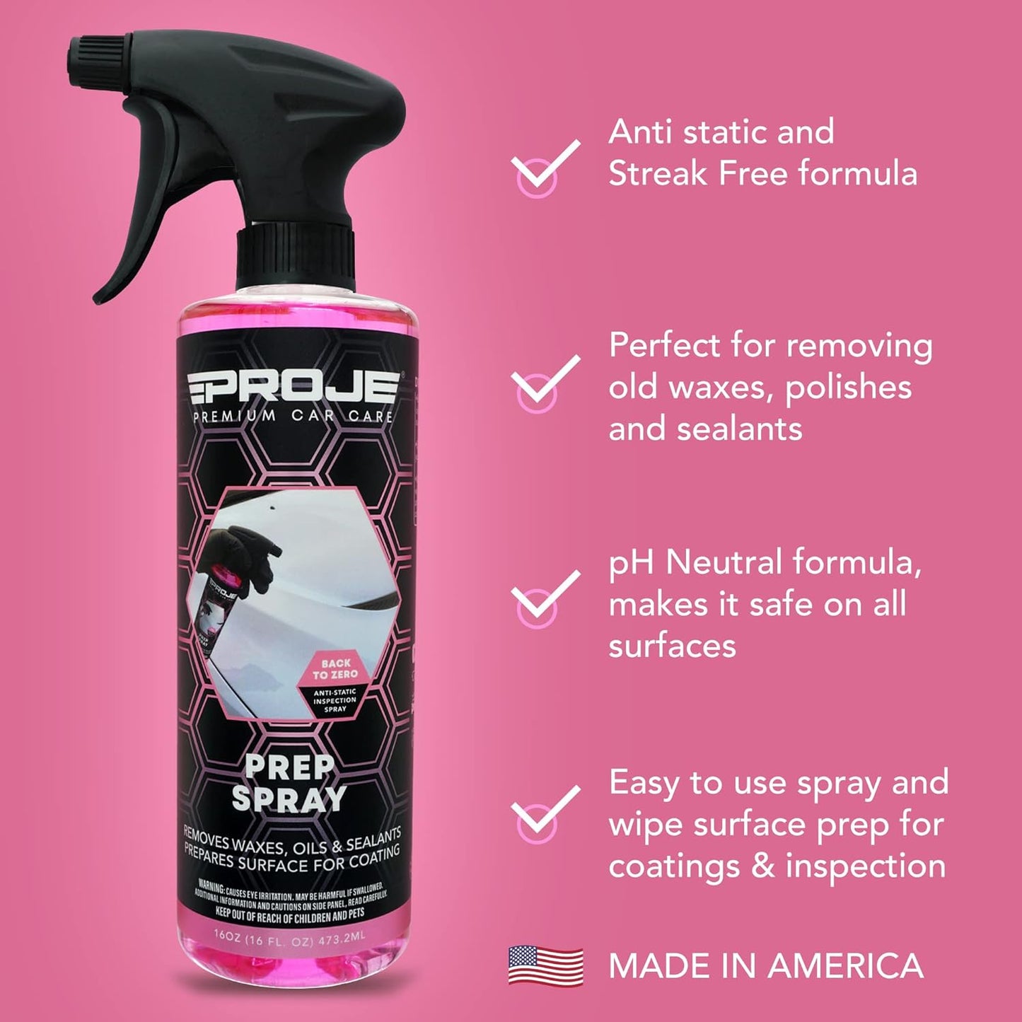 Deluxe Ceramic Kit 5-Piece | Premium Ceramic Coating Kit for Cars Trucks Rvs and Motorcycles | Prep Spray Ceramic Coating | Plush Microfiber Towels & Applicator Sponge