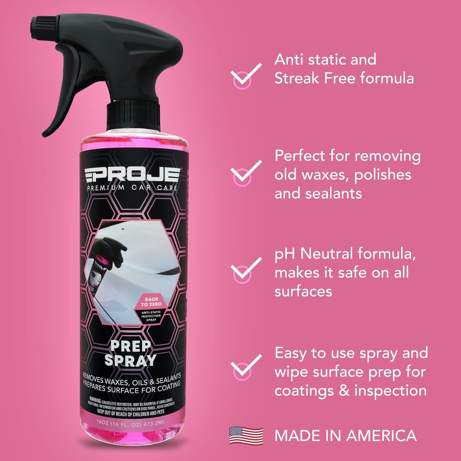 Deluxe Ceramic Kit 5-Piece | Premium Ceramic Coating Kit for Cars Trucks Rvs and Motorcycles | Prep Spray Ceramic Coating | Plush Microfiber Towels & Applicator Sponge