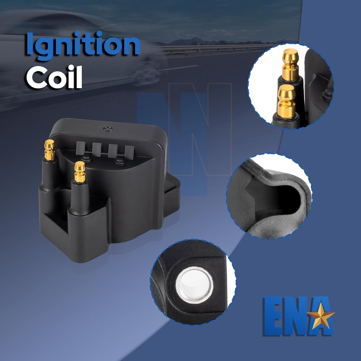 Set of 3 Ignition Coil Pack Compatible with Buick Cadillac Chevy Oldsmobile Pontiac Malibu Passport Allure Camaro Impala 88 98 Bonneville Grand Prix Firebird 3.8L V6 Replace# C849 DR39 5C1058 D555