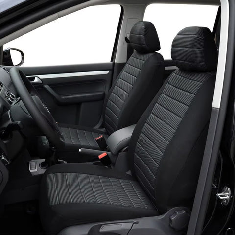 Universal Car Seat Covers Full Set Cloth Set for Most Sedans Vans Suvs Trucks Car Seat Protector Front and Rear Back Seat Covers