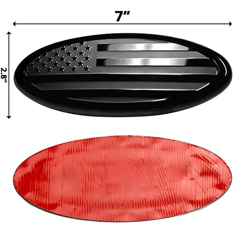 American Flag Grille and Tailgate Emblem Set for Ford F150 F250 - Show Your Patriotism and Style on the Road